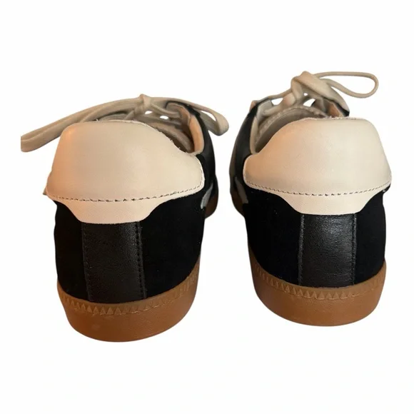 Dolce Vita Notice Retro Sneakers Black White Gum Sole NIB Women’s Size 10 - Picture 4 of 8